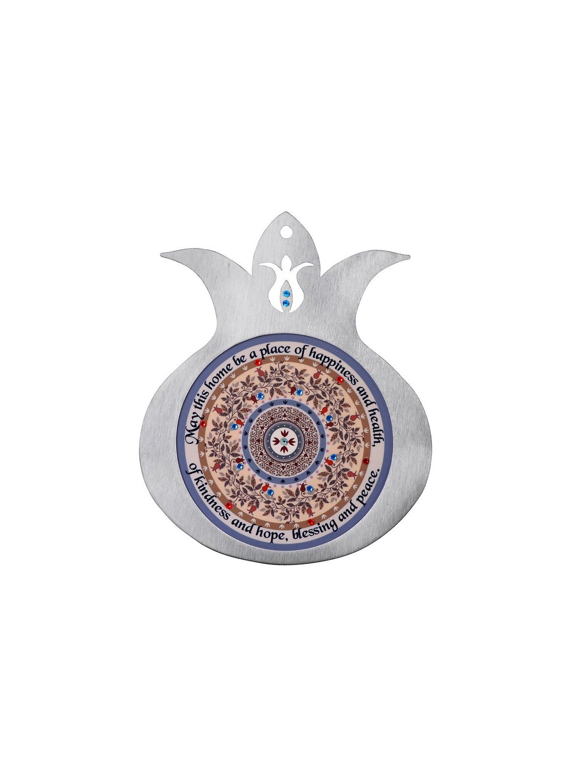 Dorit Judaica Pomegranate Wall Plaque Eng... | Jewish Gift from Israel