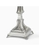 Textured Shabbat Candlesticks 9.45" Lagoon in 925 Sterling Silver by H