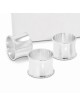 Silver-Plated Napkin Ring Set of 6 by Hazorfim