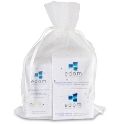 Edom Anti-Aging Kit: Replenishing Face Serum, Nourishing Night Cream,