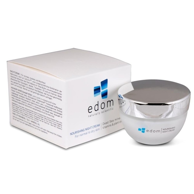 Edom Anti-Aging Kit: Replenishing Face Serum, Nourishing Night Cream,