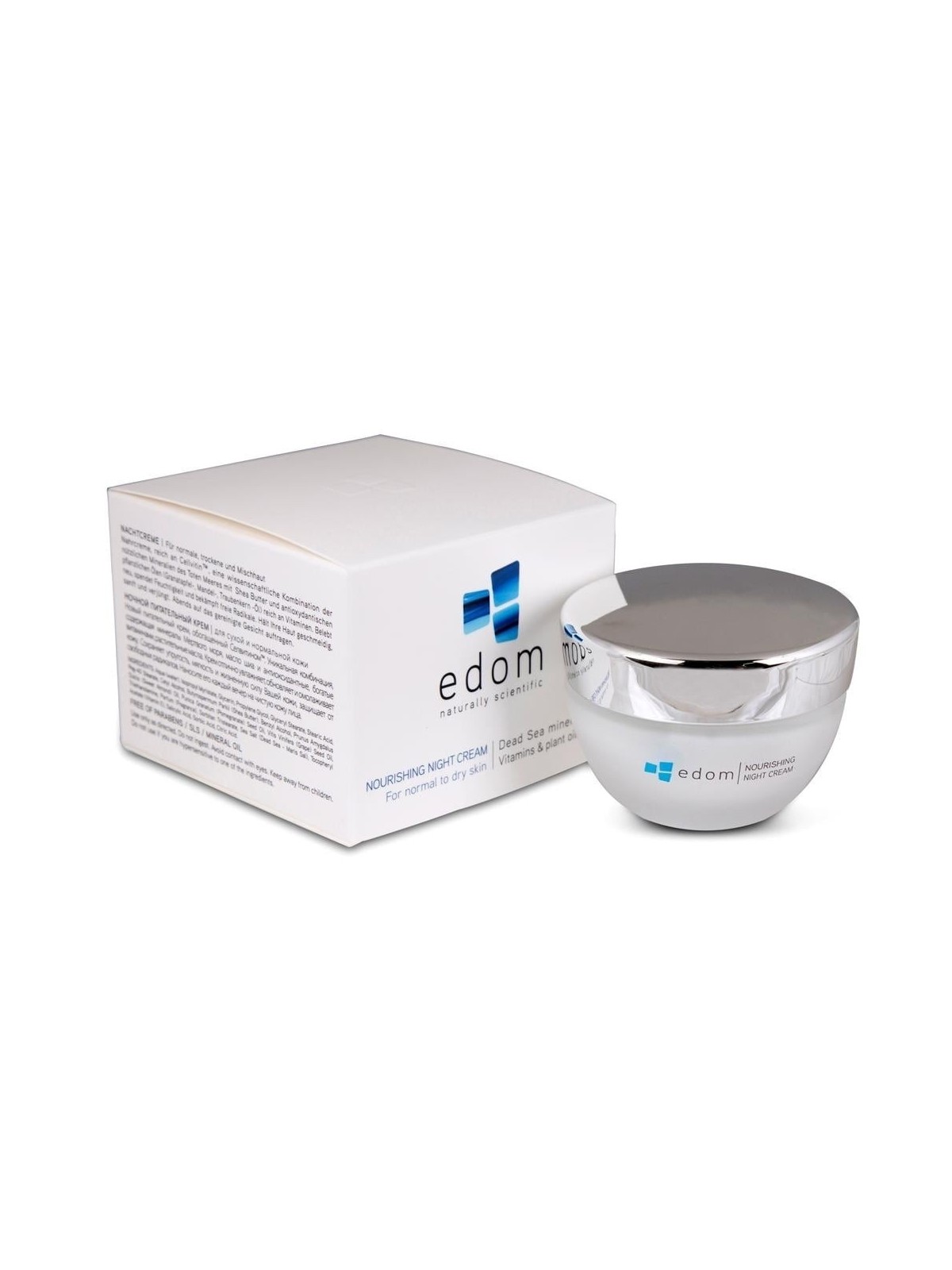 Edom Anti-Aging Kit: Replenishing Face Serum, Nourishing Night Cream,