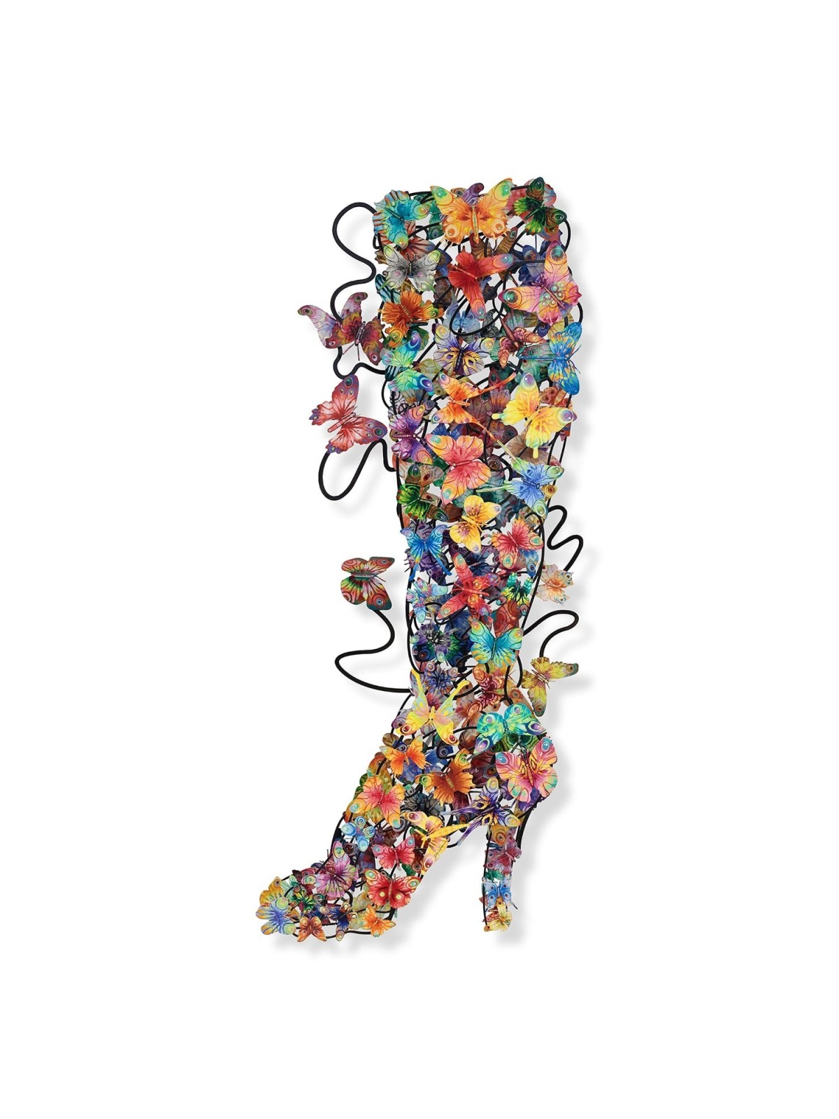 Elegance: David Gerstein Hand Painted Limited Edition Wall Sculpture