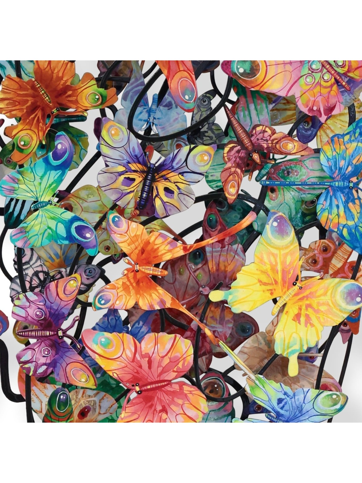 Elegance: David Gerstein Hand Painted Limited Edition Wall Sculpture