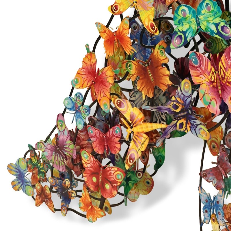 Elegance: David Gerstein Hand Painted Limited Edition Wall Sculpture