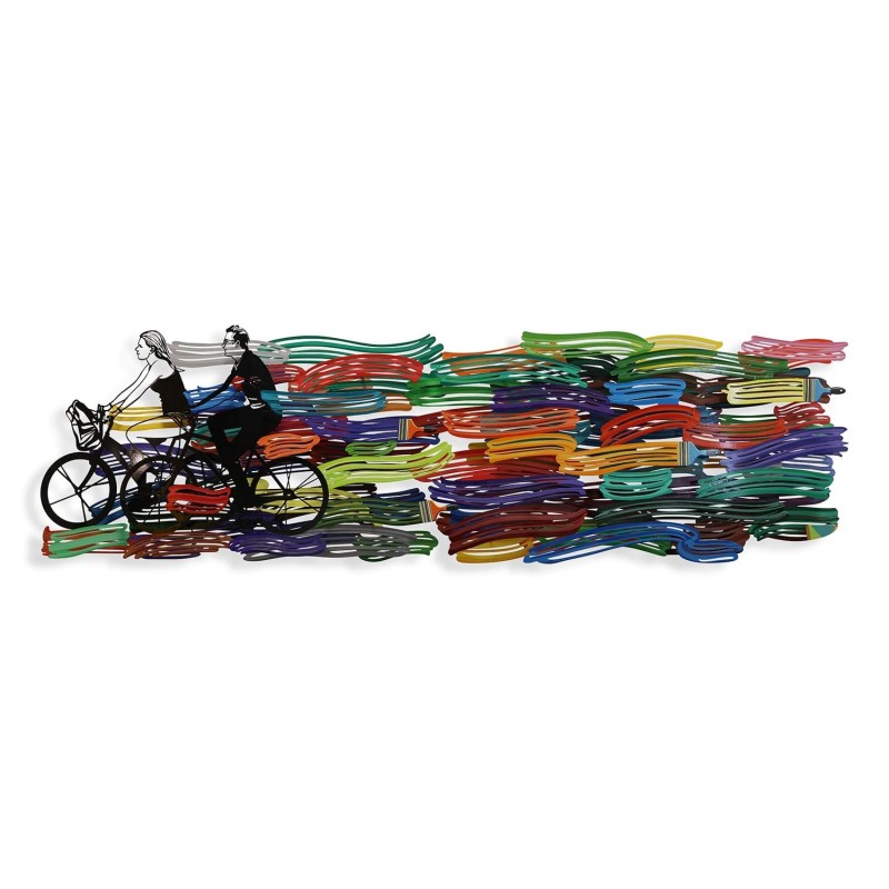 Happy Ride: David Gerstein Hand Painted Limited Edition Wall Sculpture