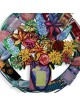 Aromatic Bouquet: David Gerstein Hand Painted Limited Edition Wall Scu