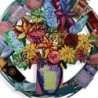 Aromatic Bouquet: David Gerstein Hand Painted Limited Edition Wall Scu