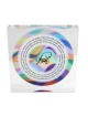 Jordana Klein Judean Hills Shabbat Candles Prayer Glassy Cube (Hebrew)