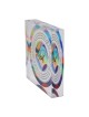 Jordana Klein Judean Hills Shabbat Candles Prayer Glassy Cube (Hebrew)
