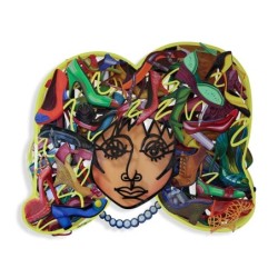 Shoemania: David Gerstein Hand Painted Limited Edition Wall Sculpture