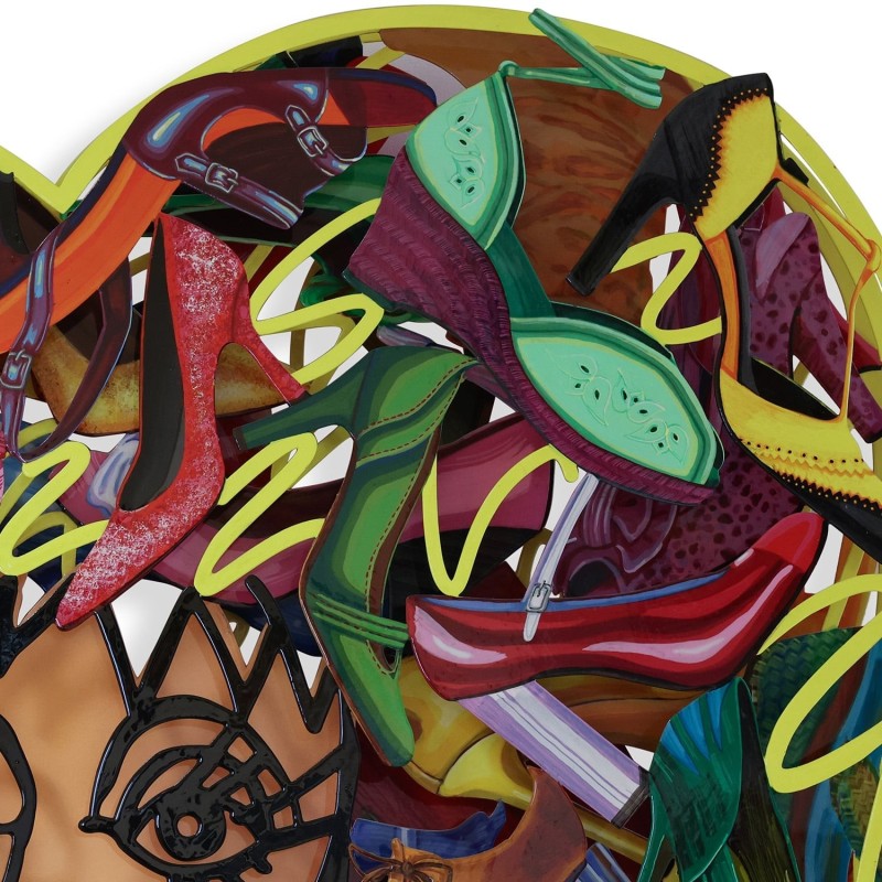 Shoemania: David Gerstein Hand Painted Limited Edition Wall Sculpture