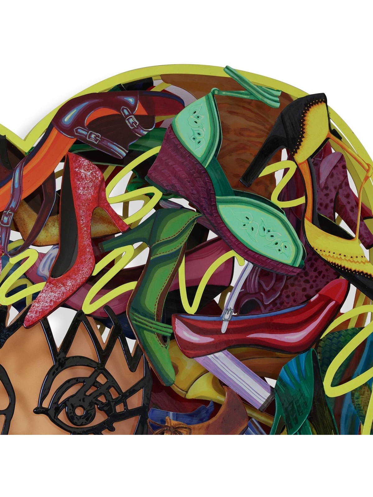 Shoemania: David Gerstein Hand Painted Limited Edition Wall Sculpture