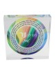 Jordana Klein Round Shabbat Blessing and Prayer Glass Cube (Hebrew)