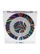 Jordana Klein Swirl Design Shabbat Candles Prayer Glassy Cube (Hebrew)
