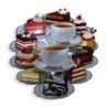 Tea Time: David Gerstein Hand Painted Limited Edition Wall Sculpture