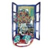 French Window: David Gerstein Hand Painted Limited Edition Wall Sculpt
