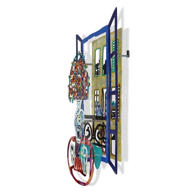 French Window: David Gerstein Hand Painted Limited Edition Wall Sculpt