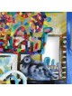 French Window: David Gerstein Hand Painted Limited Edition Wall Sculpt