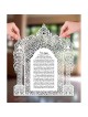 Oriental Woman of Valor in Hebrew Laser-Cut Paper Wall Art by David Fi