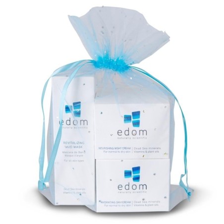 Face Treat: Edom Gift Pack: Hydrating Day Cream, Nourishing Night Crea