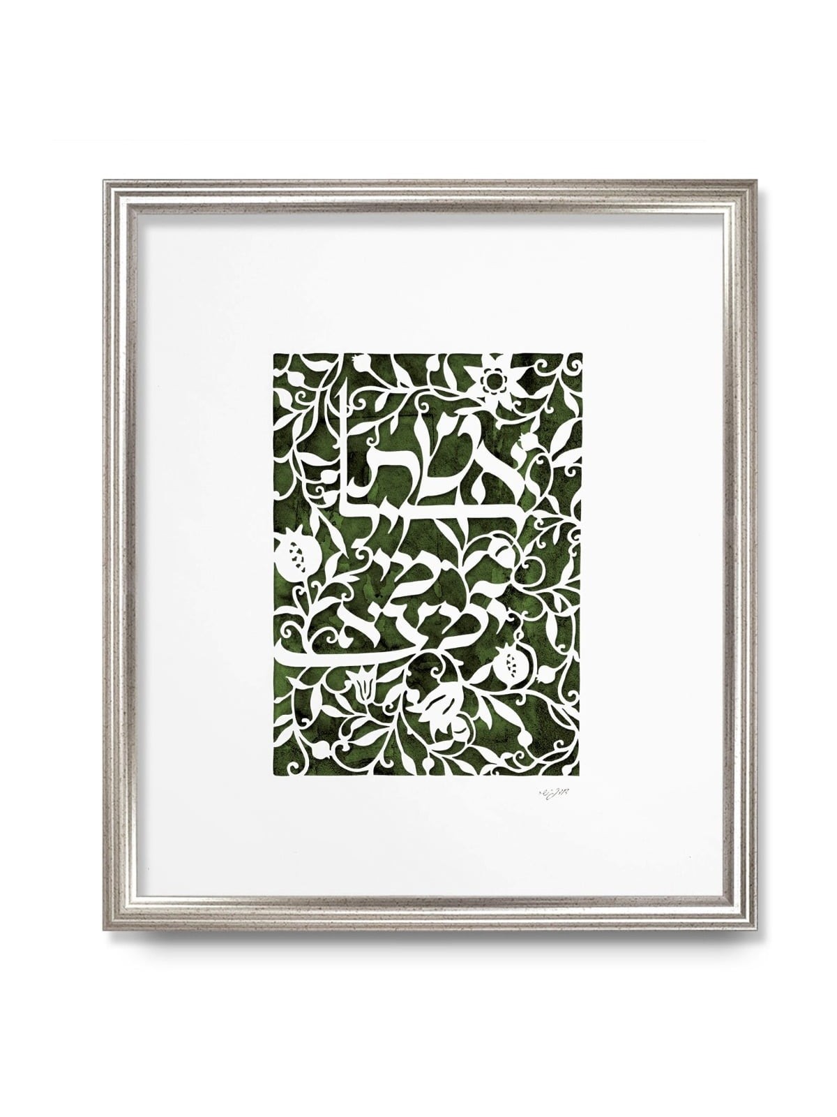 Floral Woman of Valor Laser-Cut Paper by David Fisher