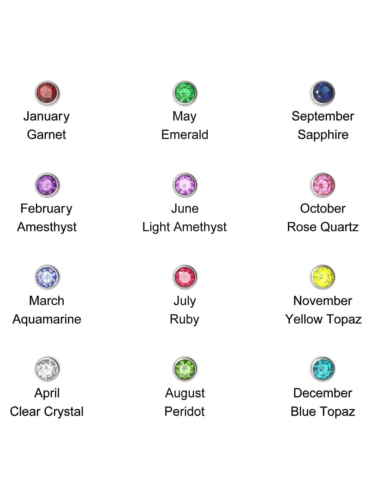 24K Gold-Plated Silver Wrap-Around Two Names Ring with Birthstones