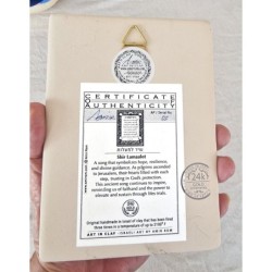 Art in Clay Handmade Shir Lama'alot Ceramic Plaque Wall Hanging