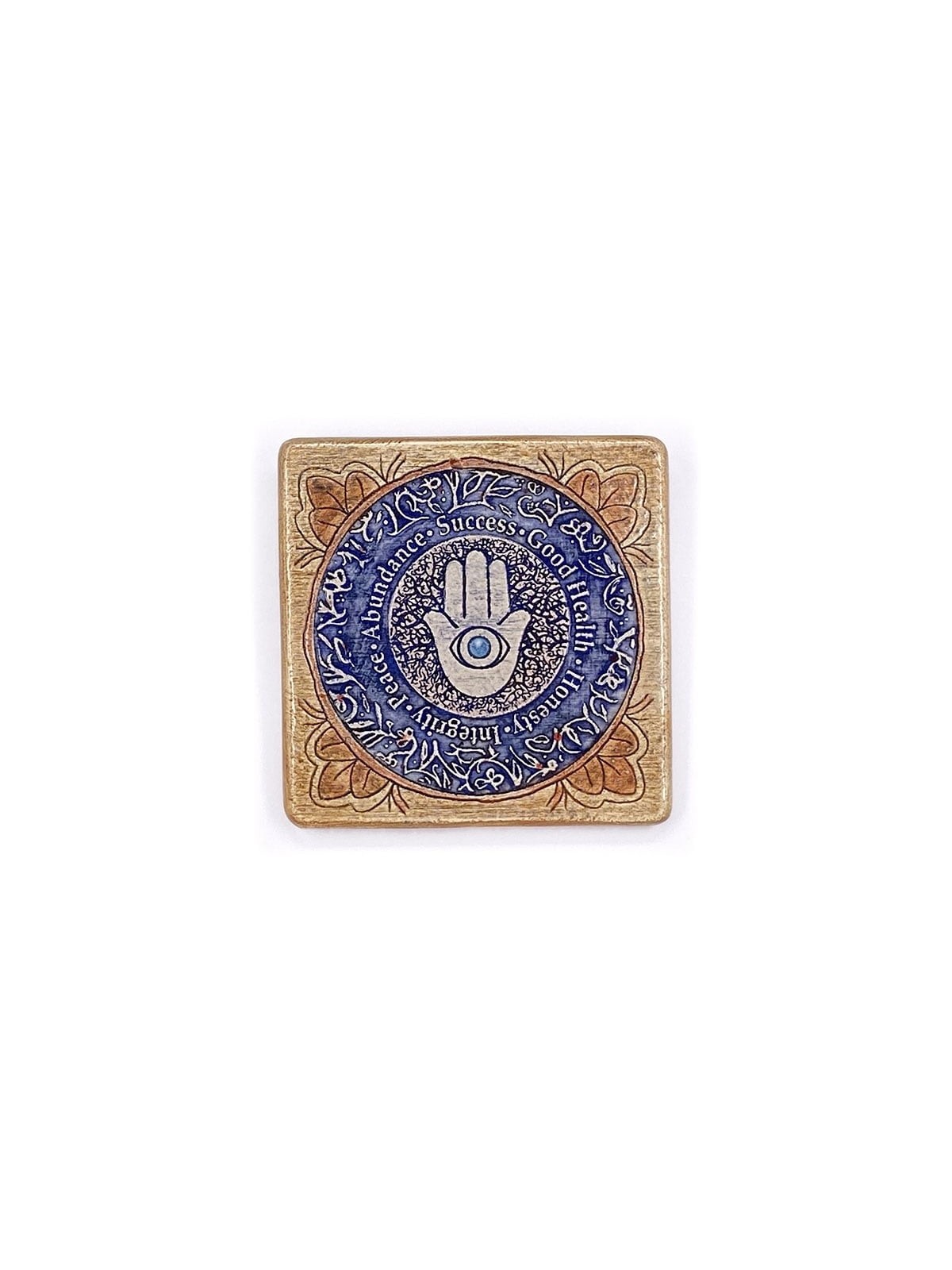 Art in Clay Handmade Ceramic Blessings and Hamsa Plaque Wall Hanging