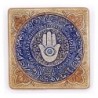 Art in Clay Handmade Ceramic Blessings and Hamsa Plaque Wall Hanging