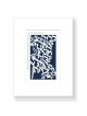 Hebrew House Blessing Laser-Cut Paper Wall Art by David Fisher