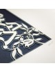Hebrew House Blessing Laser-Cut Paper Wall Art by David Fisher