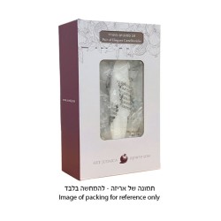 Elegant Gray Polyresin Candlesticks Shab... | Traditional Candlesticks