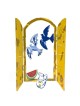 David Gerstein Signed Sculpture - Window with Doves