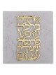 Designer Gold-Plated Floating Letters Wall Hanging - Blessings For The