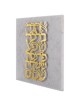 Designer Gold-Plated Floating Letters Wall Hanging - Blessings For The