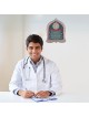 Dorit Judaica Stainless Steel Wall Hanging - Doctor's Prayer (Hebrew /