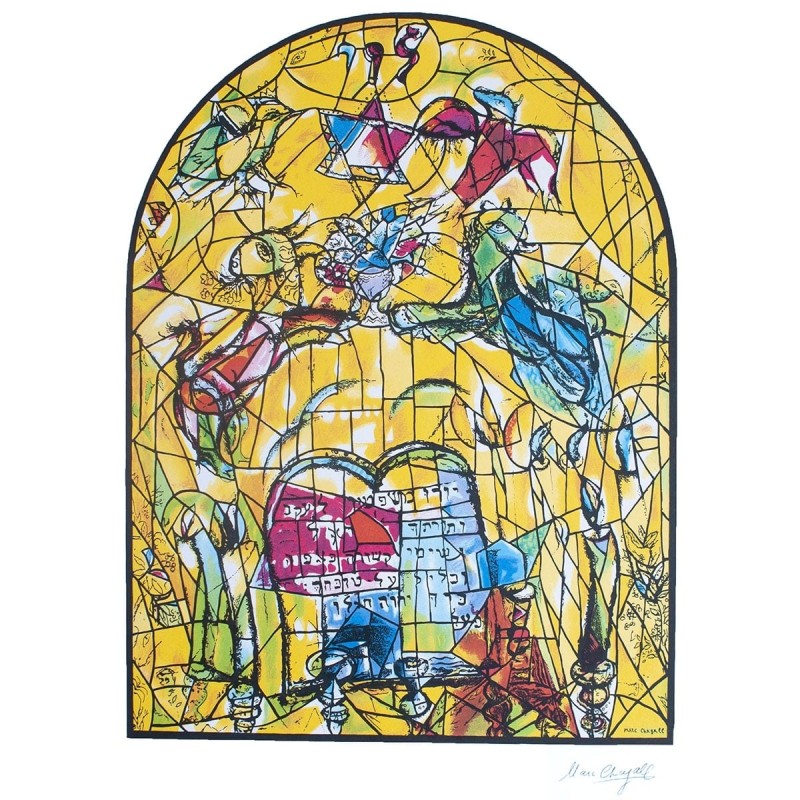 Limited Edition Numbered Marc Chagall Serigraph - The Twelve Tribes -