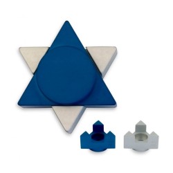 Avner Agayof Anodized Aluminum Travel Shab... | Candlesticks by Agayof