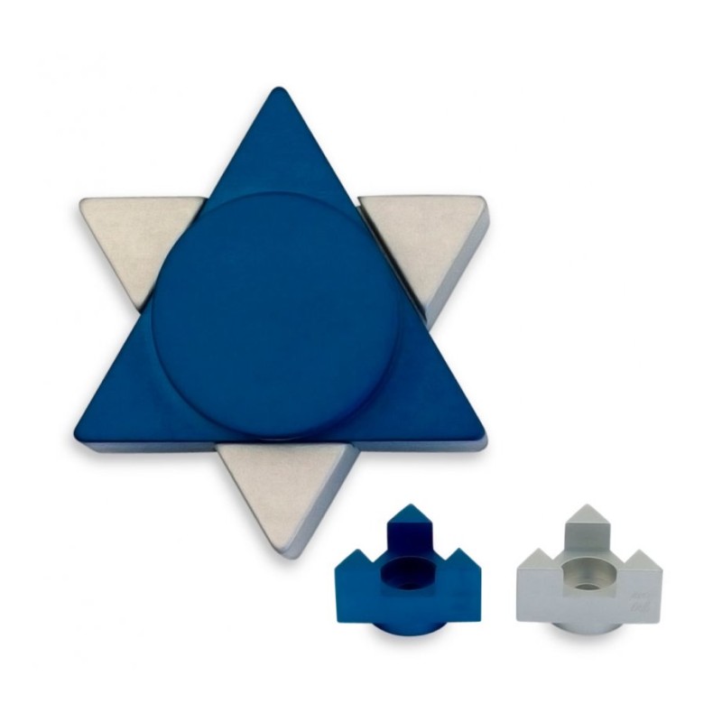 Avner Agayof Anodized Aluminum Travel Shab... | Candlesticks by Agayof