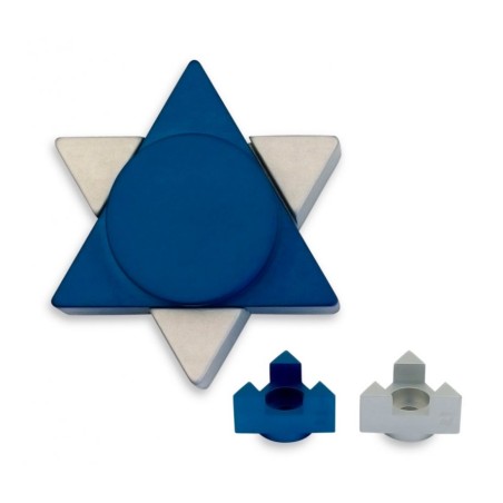 Avner Agayof Anodized Aluminum Travel Shab... | Candlesticks by Agayof