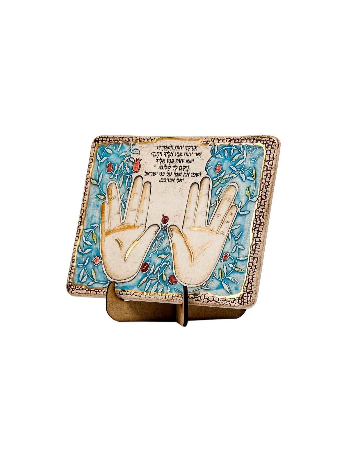 Art in Clay Plaque de bénédiction sacerdotale en céramique faite à la main en édition limitée