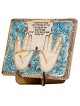 Art in Clay Plaque de bénédiction sacerdotale en céramique faite à la main en édition limitée