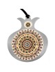 Dorit Judaica Stainless Steel Pomegranate Wall Hanging - Priestly Bles