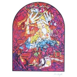 Limited Edition Numbered Marc Chagall Serigraph The Twelve Tribes Juda