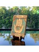 Art in Clay Limited Edition Handmade Ceramic Hamsa Plaque Wall Hanging