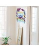 Dorit Judaica Colored Hebrew Blessings and Pomegranates Wall Hanging (