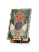 Art in Clay Limited Edition Handmade Ceramic Hamsa Plaque Wall Hanging
