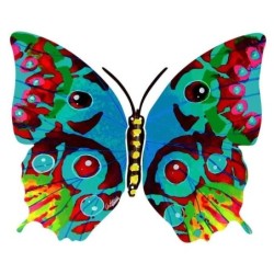 David Gerstein Signed Wall Hanging - Butterfly - Hava