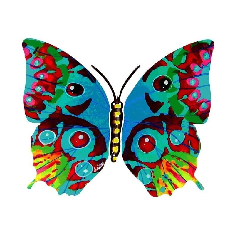 David Gerstein Signed Wall Hanging - Butterfly - Hava